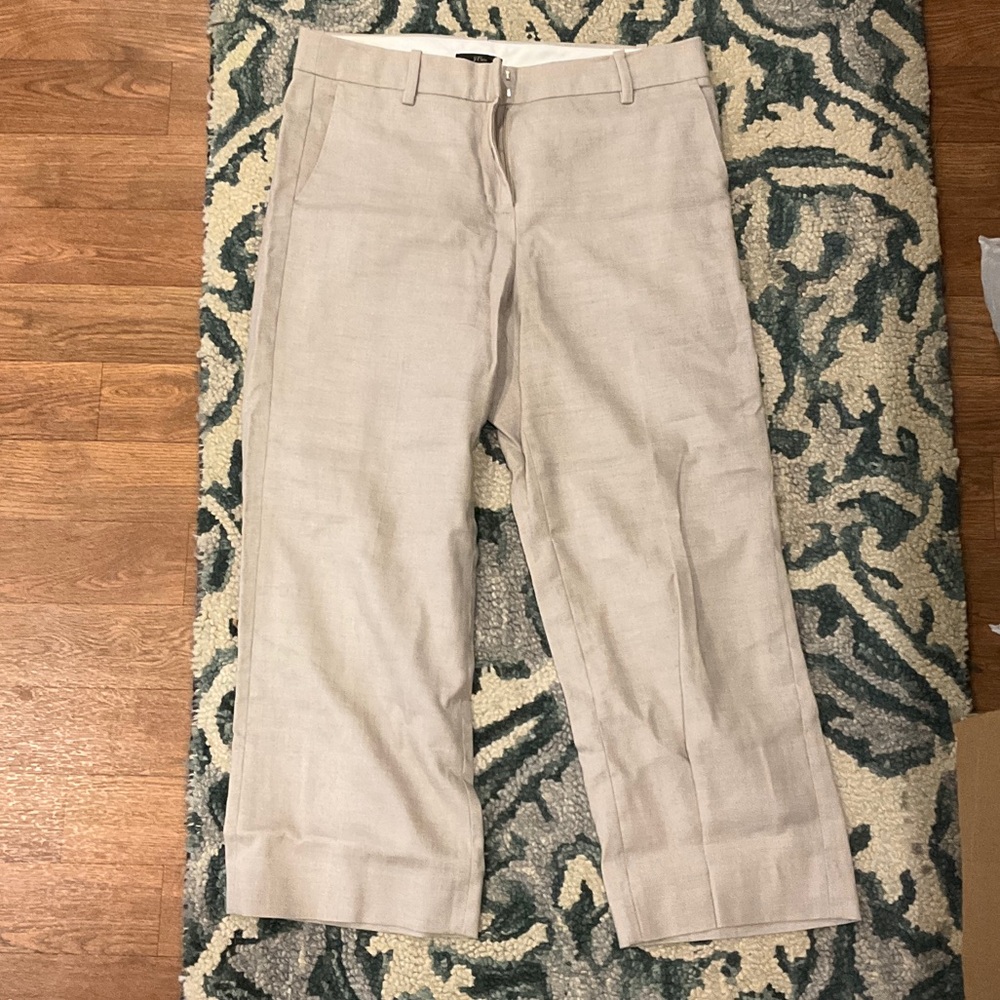 J. Crew Women's Beige Cropped Pants